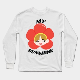 BTS Jhope Hobi Sunshine Chibi Fanart Long Sleeve T-Shirt